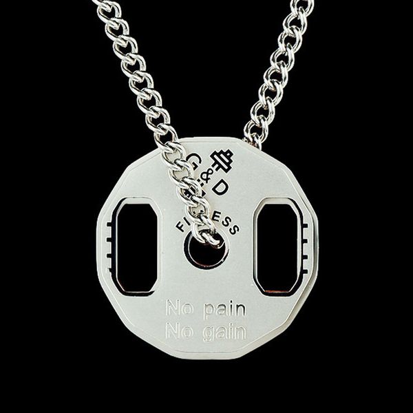 barbell necklace men stainless steel fitness pendant weightlifting silver necklace jewelry for neck gifts for male accessories
barbell necklace men stainless steel fitness pendant weightlifting silver necklace jewelry for neck gifts for male accessories