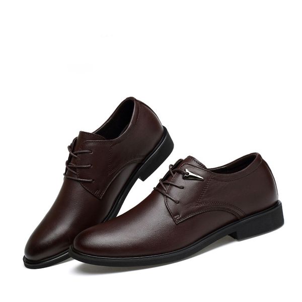 business formal wear men's leather shoes summer pointed leather shoes men's british lace up lacquered layer, Black
business formal wear men's leather shoes summer pointed leather shoes men's british lace up lacquered layer, Black