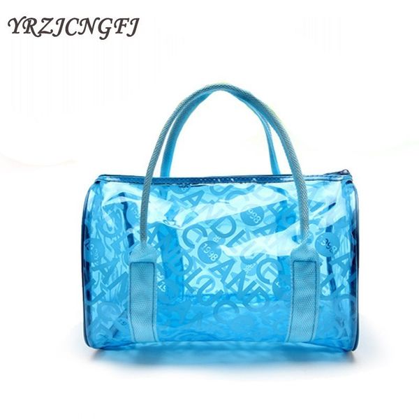 new summer beach waterproof women cosmetic bag pvc transparent jelly bag organizer for outdoor swimming wash handbag
new summer beach waterproof women cosmetic bag pvc transparent jelly bag organizer for outdoor swimming wash handbag