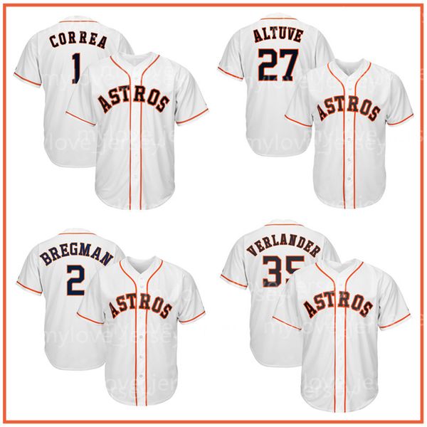 2 Alex Bregman Mens Astros 27 Jose Altuve Houston baseball jersey 4 George Springer 35 Justin Verlander White COOL Base jerseys
2 Alex Bregman Mens Astros 27 Jose Altuve Houston baseball jersey 4 George Springer 35 Justin Verlander White COOL Base jerseys