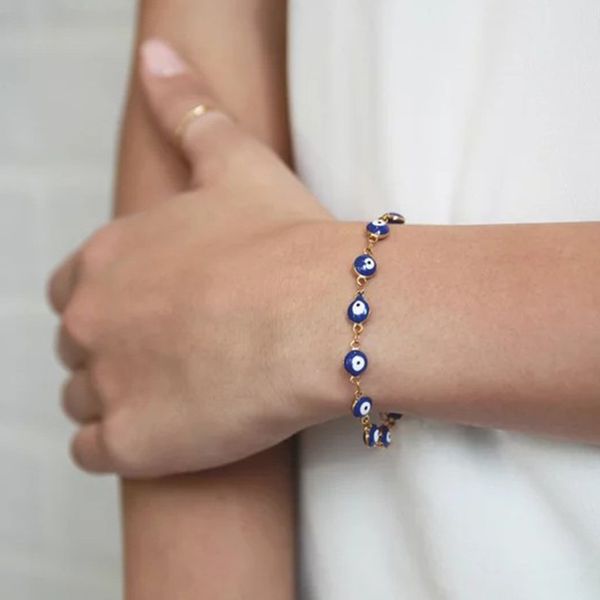 women couple bracelets charm eye bracelet men geometric stainless steel trendy girls gold color korean jewelry fashion pulseras, Black
women couple bracelets charm eye bracelet men geometric stainless steel trendy girls gold color korean jewelry fashion pulseras, Black