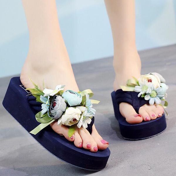 summer new non-slip platform women flip-flops fashion beach shoes pinch sandals female flowers slippers women wear vacation sh96, Black
summer new non-slip platform women flip-flops fashion beach shoes pinch sandals female flowers slippers women wear vacation sh96, Black