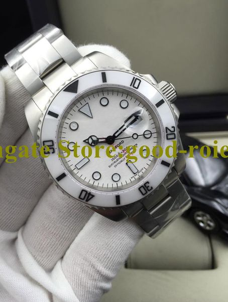 men's automatic sapphire glass watch men white ceramic bezel dive 14060 bamford watches sport full steel date perpetual crown wristwatc, Slivery;brown
men's automatic sapphire glass watch men white ceramic bezel dive 14060 bamford watches sport full steel date perpetual crown wristwatc, Slivery;brown