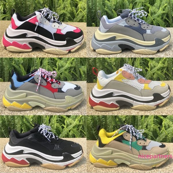 2019 fashion paris multi color triple-s casual shoes for men women black white red luxury old dad platform sneaker trainers size 36-45
2019 fashion paris multi color triple-s casual shoes for men women black white red luxury old dad platform sneaker trainers size 36-45