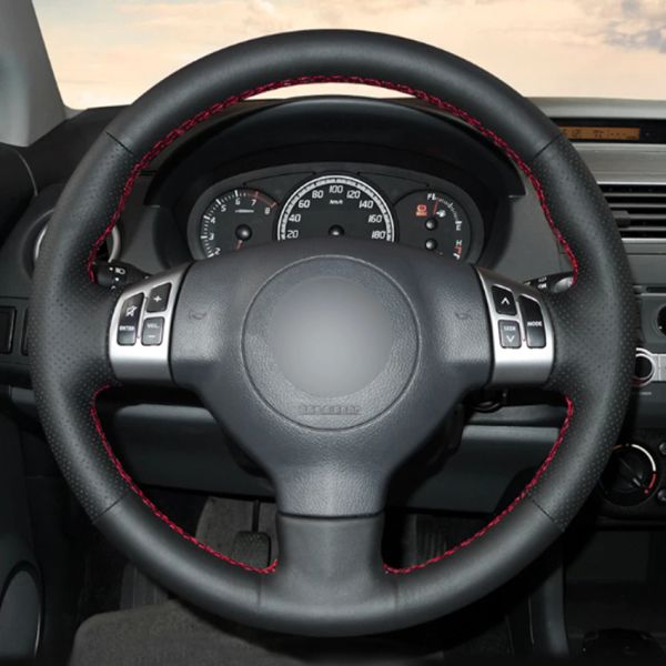 black natural leather car steering wheel cover for suzuki swift 2011 2012 2013 
black natural leather car steering wheel cover for suzuki swift 2011 2012 2013