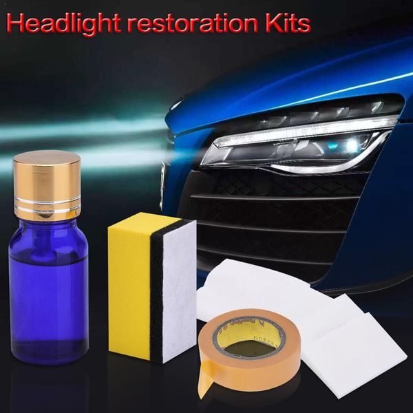 10ml headlight restoration kit repair liquid