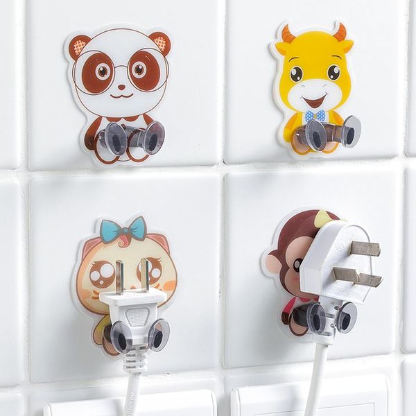4pcs/set power socket hook rack holder hanger cute animal pattern home office wall decor storage holders
4pcs/set power socket hook rack holder hanger cute animal pattern home office wall decor storage holders
