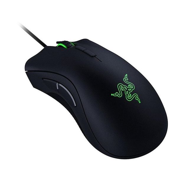 

newset razer deathadder elite gaming mouse ergonomic chroma lighting optimized 450 ips 7 buttons esports wired mouse gamer