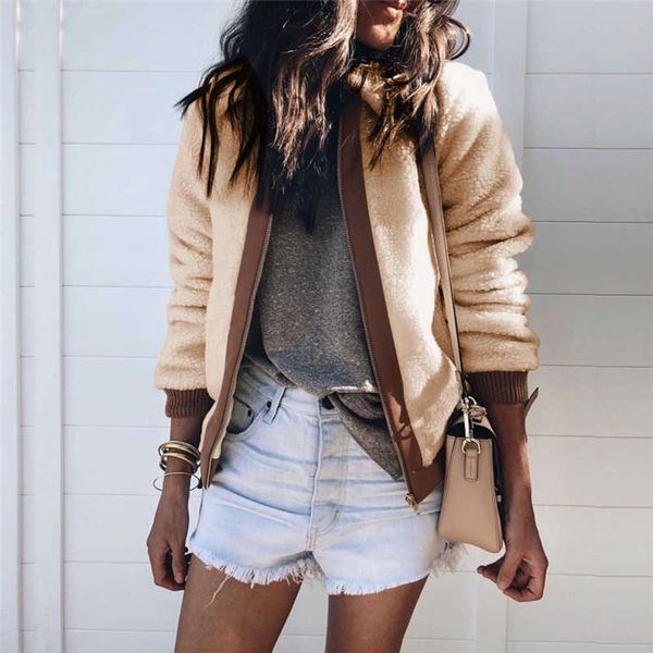 fashion autumn winter warm zip up jacket fashion teddy coat casual long sleeve turn-down collar jakcet for women, Black;brown
fashion autumn winter warm zip up jacket fashion teddy coat casual long sleeve turn-down collar jakcet for women, Black;brown