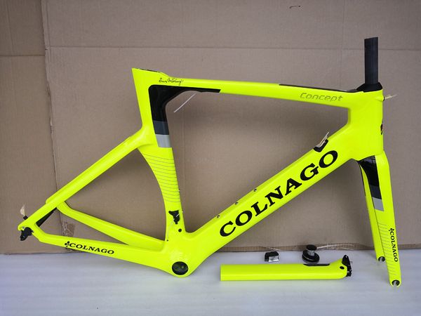 fluorescent yellow colnago concept road bike carbon frame full carbon fiber road bike frame 48 50 52 54 56cm t1000 carbon frameset
fluorescent yellow colnago concept road bike carbon frame full carbon fiber road bike frame 48 50 52 54 56cm t1000 carbon frameset