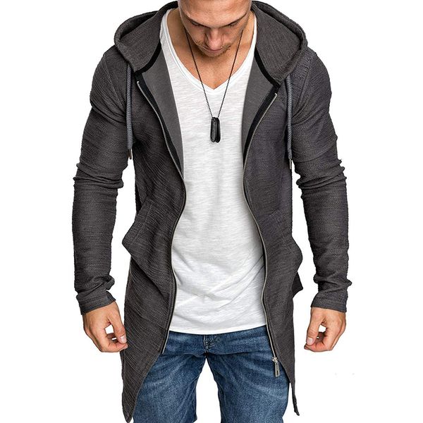 men hooded sweatshirt long sleeve hoodies streetwear men casual autumn long sleeve slim zipper solid trench coat jacket, Tan;black
men hooded sweatshirt long sleeve hoodies streetwear men casual autumn long sleeve slim zipper solid trench coat jacket, Tan;black