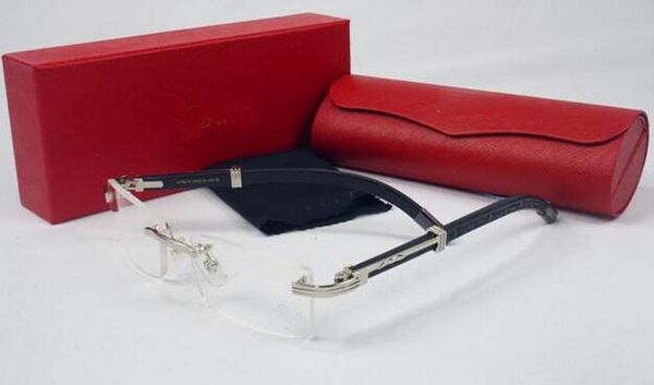 new fashion men optical frame glasses rimless gold metal buffalo horn eyewear clear lenses sunglasses occhiali lentes lunette de soleil, White;black
new fashion men optical frame glasses rimless gold metal buffalo horn eyewear clear lenses sunglasses occhiali lentes lunette de soleil, White;black