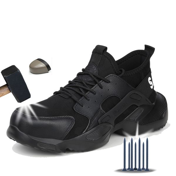 manlegu new 36-46 men safety boots steel toe shoes puncture-proof work sneakers safety shoes construction outdoors man work boot, Black
manlegu new 36-46 men safety boots steel toe shoes puncture-proof work sneakers safety shoes construction outdoors man work boot, Black