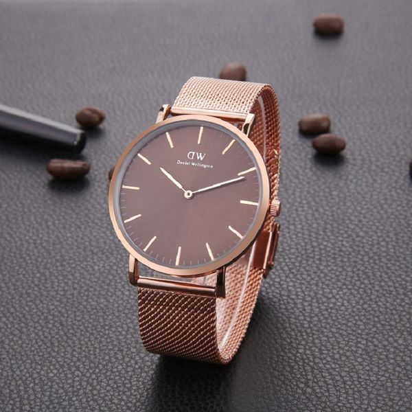 Seller men women daniel wellington dw watche 40mm men watche 32mm women watche quartz watch dw relogio montre femme wri twatche