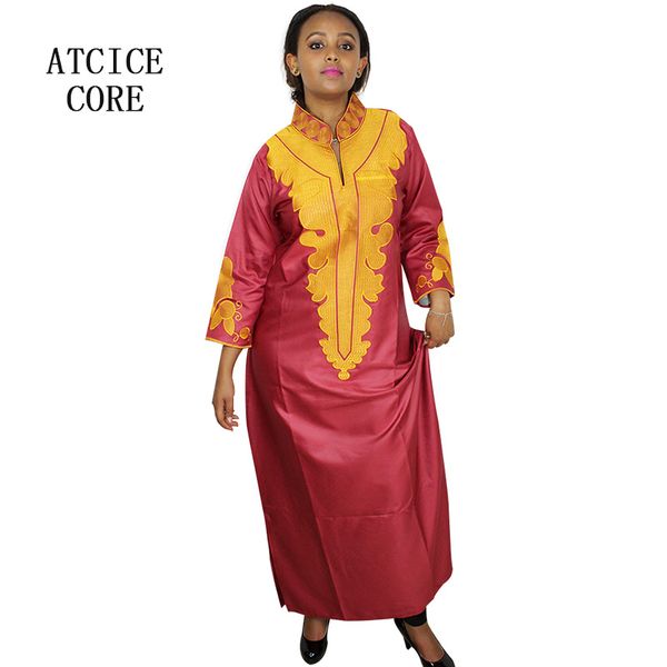 african dresses for women dashiki dresses bazin riche traditional african clothing long sleeve for ladies without scarf la018#, Red 
african dresses for women dashiki dresses bazin riche traditional african clothing long sleeve for ladies without scarf la018#, Red