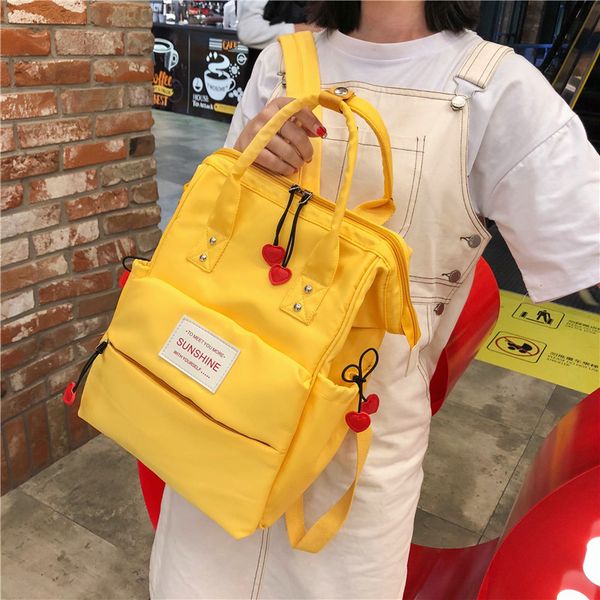 hocodo 2020 solid color nylon women backpack schoolbag for teenagers ring buckle portable travel backpack female shoulder bag
hocodo 2020 solid color nylon women backpack schoolbag for teenagers ring buckle portable travel backpack female shoulder bag