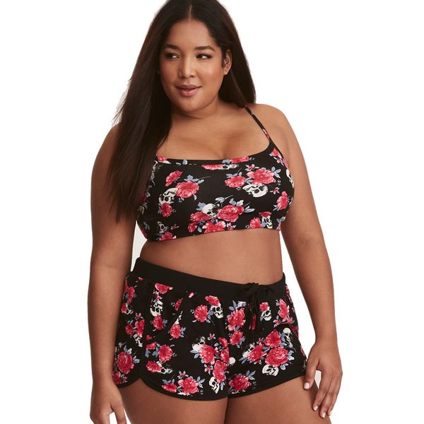 2018 plus size xl-5xl swimwear two pieces bikini set skull/floral print large swimsuit women big swim suits flower bathing suit
2018 plus size xl-5xl swimwear two pieces bikini set skull/floral print large swimsuit women big swim suits flower bathing suit
