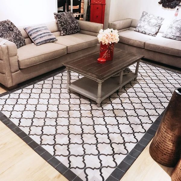 natural color cowhide fur rug for living room luxury cowhide seamed patchwork carpet big size decoration office carpet
natural color cowhide fur rug for living room luxury cowhide seamed patchwork carpet big size decoration office carpet