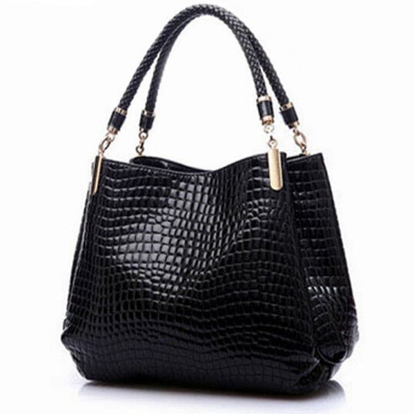brand bags women leather handbags 2018 luxury ladies crossbody bags shoulder bolsa sac crocodile messenger