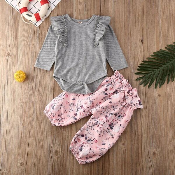 0-18m новорожденных baby girl 2pcs одежда комплекты твердая с длинным рукавом трикотажные ползунки цветочные штаны outfit брюк set, White
0-18m новорожденных baby girl 2pcs одежда комплекты твердая с длинным рукавом трикотажные ползунки цветочные штаны outfit брюк set, White