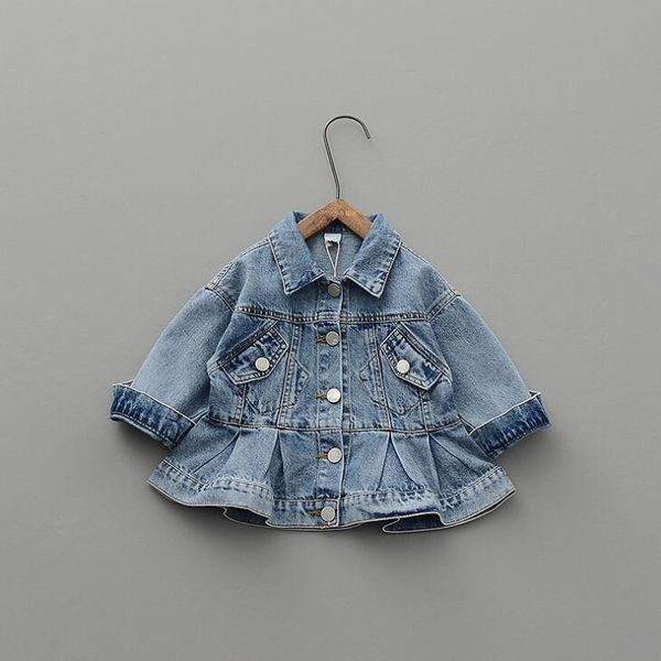2019 new arrival toldder girls denim coat autumn full sleeve fashion girls jacket 0-5years pz560, Blue;gray
2019 new arrival toldder girls denim coat autumn full sleeve fashion girls jacket 0-5years pz560, Blue;gray