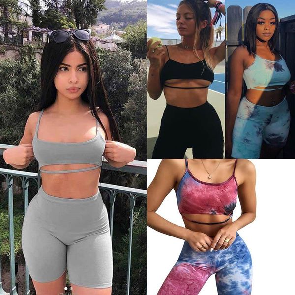 women 2 two piece tracksuits summer casual tank vest crop biker shorts outfits sets streetwear sportswear bodycon slim clothes, Gray
women 2 two piece tracksuits summer casual tank vest crop biker shorts outfits sets streetwear sportswear bodycon slim clothes, Gray