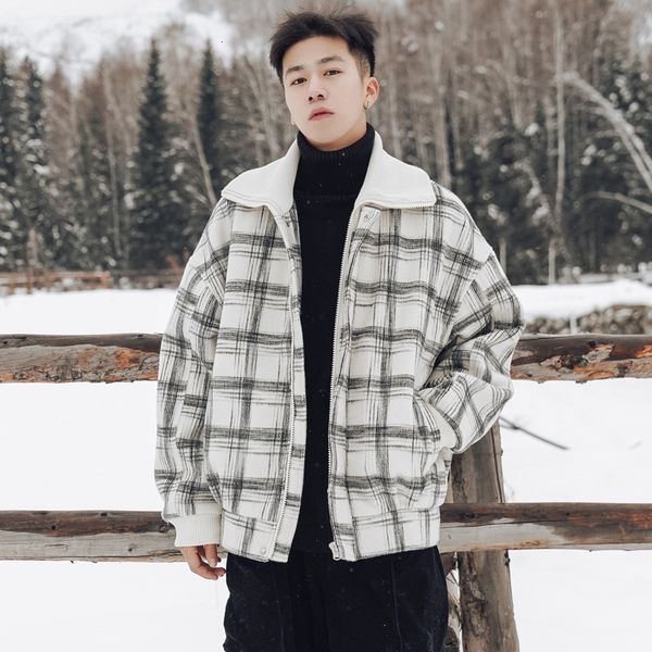 winter thick plaid jacket men warm parka men fashion retro casual lapel cotton coat mens wild loose short coat male clothes, Black
winter thick plaid jacket men warm parka men fashion retro casual lapel cotton coat mens wild loose short coat male clothes, Black
