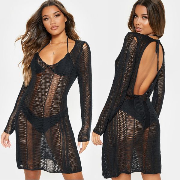 crochet tunic beach dress cover-ups summer women beachwear hollow out knitted swimsuit cover up robe de plage #q1013, Blue;gray
crochet tunic beach dress cover-ups summer women beachwear hollow out knitted swimsuit cover up robe de plage #q1013, Blue;gray