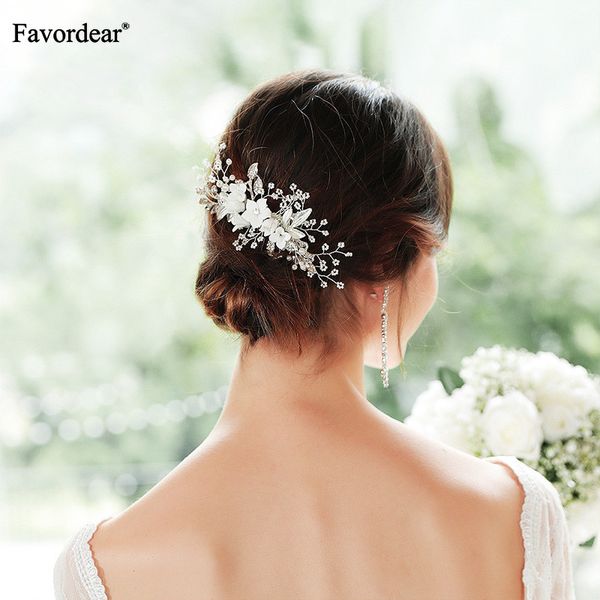 hair accessories gorgeous silver soft pottery flower bridal comb rhinestone pearls headpiece for wedding/party/banquet 2019 new
hair accessories gorgeous silver soft pottery flower bridal comb rhinestone pearls headpiece for wedding/party/banquet 2019 new
