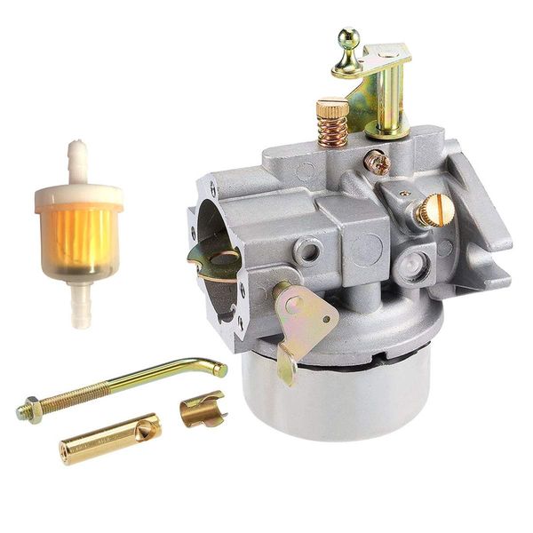 

zyhw new carburetor carb for kohler k321 k341 cast iron 14hp 16hp john deer tractor engine carb with choke shaft+fuel filter