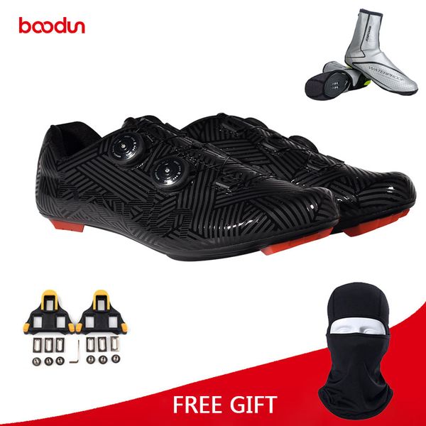 boodun new style road bike shoes ultralight refletive road cycling shoes self-locking non-slip bicycle zapatos, Black
boodun new style road bike shoes ultralight refletive road cycling shoes self-locking non-slip bicycle zapatos, Black