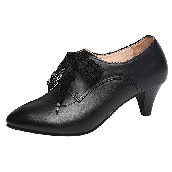 spike heels women's booties fashion pointed toe slip on casual single shoes ladies leather short boots feminina zapatos de mujer, Black
spike heels women's booties fashion pointed toe slip on casual single shoes ladies leather short boots feminina zapatos de mujer, Black