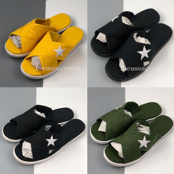 new 1970s women slippers one star slide sandals black yellow casual shoes summer womens beach sandal sport flip flop size 36-39 
new 1970s women slippers one star slide sandals black yellow casual shoes summer womens beach sandal sport flip flop size 36-39