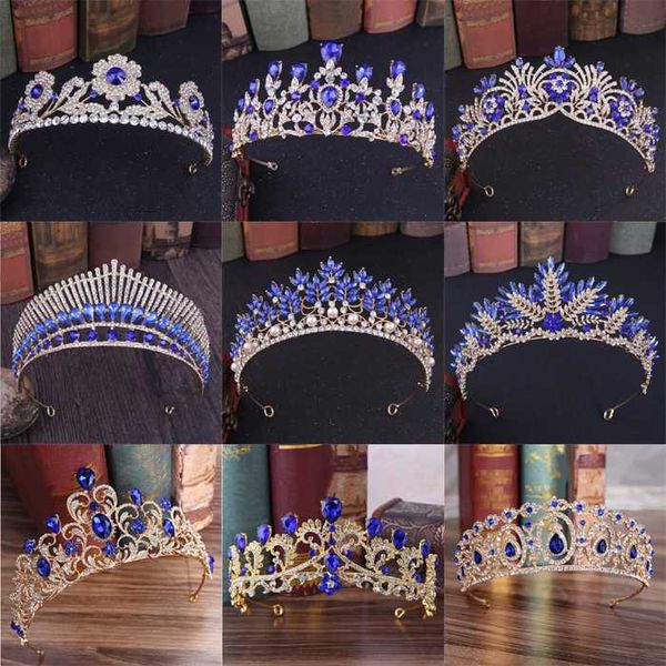 new fashion baroque trendy tiara bride blue crown for women wedding diadem tiaras rhinestone handmade hairwear hair accessories, Golden;white
new fashion baroque trendy tiara bride blue crown for women wedding diadem tiaras rhinestone handmade hairwear hair accessories, Golden;white
