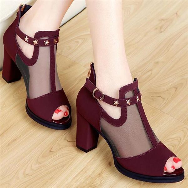 aecbuy fashion blast sandals female with fish beak shoes version of screen yarn female shoes thick heel high heels ggxpa5, Black
aecbuy fashion blast sandals female with fish beak shoes version of screen yarn female shoes thick heel high heels ggxpa5, Black