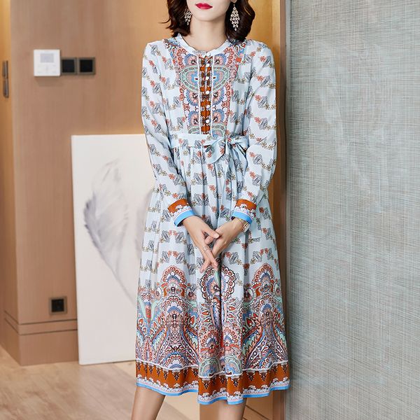 casual dresses real silk dress women print floral beach fashion midi party elegant vintage ropa mujer f5015 yy2527, Black;gray
casual dresses real silk dress women print floral beach fashion midi party elegant vintage ropa mujer f5015 yy2527, Black;gray