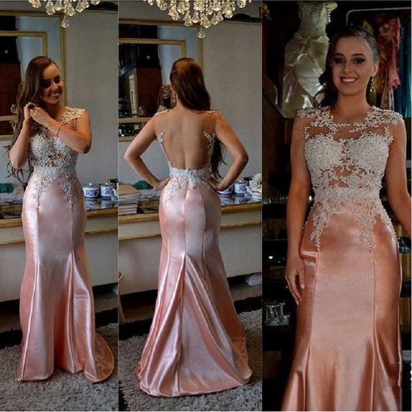 peach and ivory illusion prom dresses see through mermaid 2019 special occasion party gowns sheer custom made vestido de gala, Black
peach and ivory illusion prom dresses see through mermaid 2019 special occasion party gowns sheer custom made vestido de gala, Black