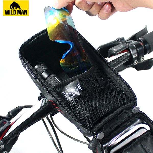 wild man road bicycle bag rainproof 5.8/6.0 inch phone case touch screen mtb bag front tube bag cycling bike accessories
wild man road bicycle bag rainproof 5.8/6.0 inch phone case touch screen mtb bag front tube bag cycling bike accessories