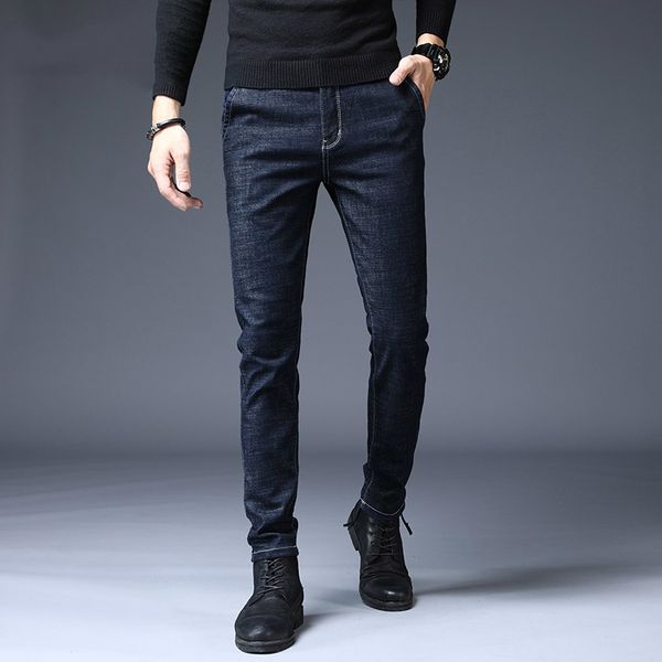 2019 autumn winter new black blue jeans men korean version slim fit stretch pants youth fashion casual male trousers plus size
2019 autumn winter new black blue jeans men korean version slim fit stretch pants youth fashion casual male trousers plus size