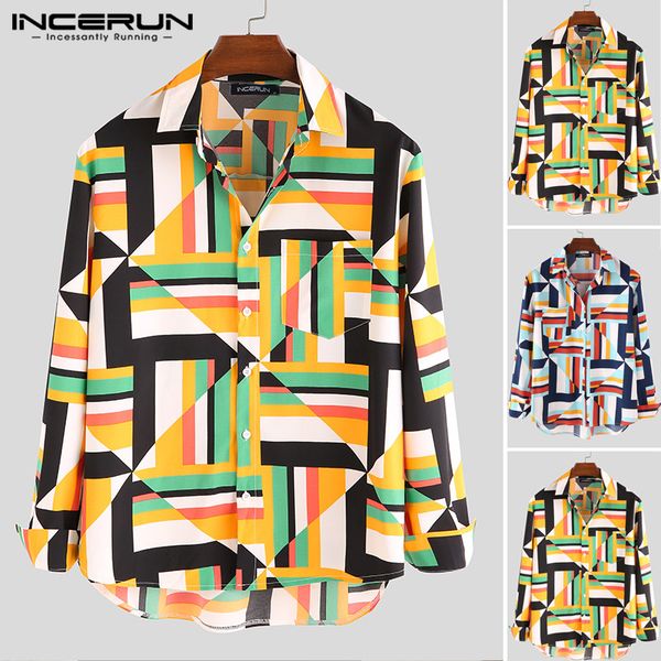 autumn men 3d geometric printed shirts lapel street fitness long sleeve 2019 blouse fashion casual brand shirts camisa incerun, White;black
autumn men 3d geometric printed shirts lapel street fitness long sleeve 2019 blouse fashion casual brand shirts camisa incerun, White;black