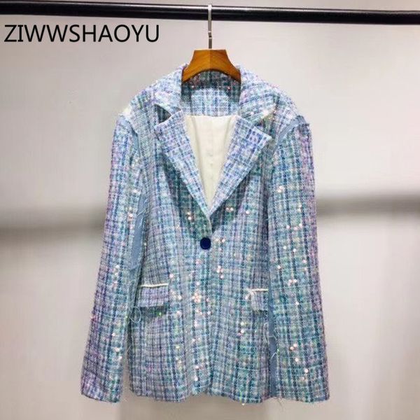ziwwshaoyu summer fashion streetwear suit outwear runway designer women long sleeve button chic sequined suit outwear 2020, Black;brown
ziwwshaoyu summer fashion streetwear suit outwear runway designer women long sleeve button chic sequined suit outwear 2020, Black;brown