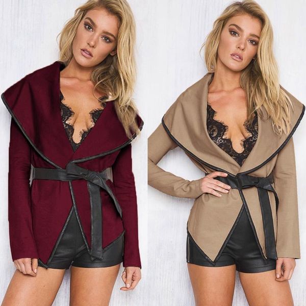 female coats 2020 winter fashion turn-down collar sheath women coat solid belt comfortable winter clothes plus size, Black
female coats 2020 winter fashion turn-down collar sheath women coat solid belt comfortable winter clothes plus size, Black