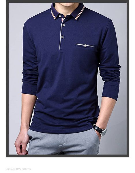 mens конструктора solid color polos с длинными рукавами тонкий дышащий tops способа высокого качества стиль casual одежды new arrvial, White;black
mens конструктора solid color polos с длинными рукавами тонкий дышащий tops способа высокого качества стиль casual одежды new arrvial, White;black