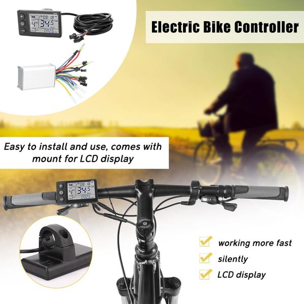 lcd display bicycles motor scooter controller electric bike controller 24v-48v/36v-60v 350w brushless e-bike
lcd display bicycles motor scooter controller electric bike controller 24v-48v/36v-60v 350w brushless e-bike