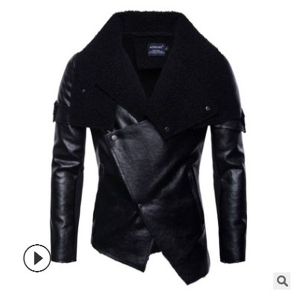 euro code 2019 spring new men's motorcycle leather jacket personality irregular punk leather jacket heavy motorcycle
euro code 2019 spring new men's motorcycle leather jacket personality irregular punk leather jacket heavy motorcycle