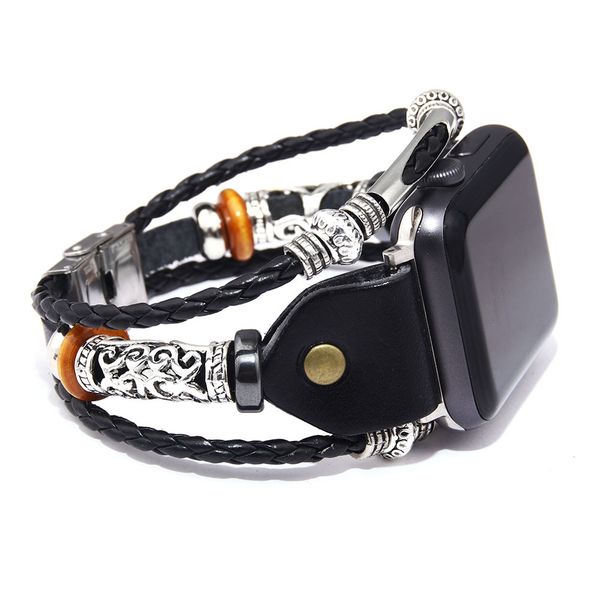 amazon wish selling iwatch genuine leather alloy watch strap stainless steel buckle smart watch bracelet cross border sa, Silver
amazon wish selling iwatch genuine leather alloy watch strap stainless steel buckle smart watch bracelet cross border sa, Silver