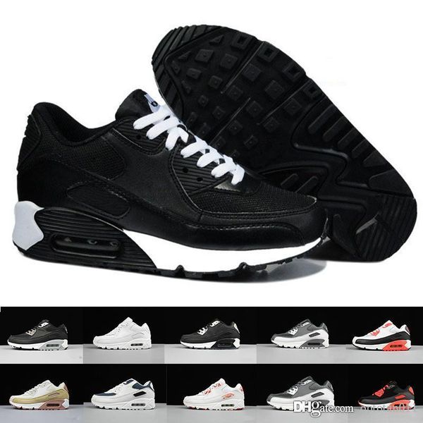 new men womens shoes classic 90 men and women running shoes black red white sports trainer air cushion surface breathable sports shoes 36-46
new men womens shoes classic 90 men and women running shoes black red white sports trainer air cushion surface breathable sports shoes 36-46