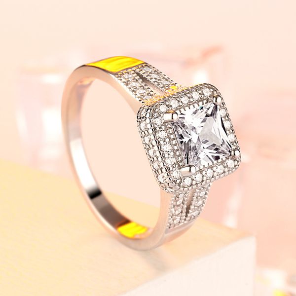 lady's classic solid 925 sterling silver ring square zircon sparkling 36 pieces cz wedding rings jewelry for women size 4-10, Slivery;golden
lady's classic solid 925 sterling silver ring square zircon sparkling 36 pieces cz wedding rings jewelry for women size 4-10, Slivery;golden