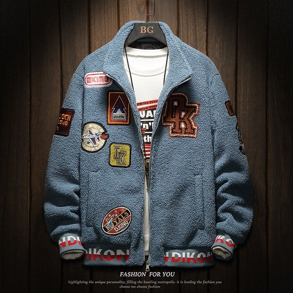 2019 autumn & winter cool lettered labeling ke li rong thick jacket men loose and plus-sized popular brand coat, Black
2019 autumn & winter cool lettered labeling ke li rong thick jacket men loose and plus-sized popular brand coat, Black