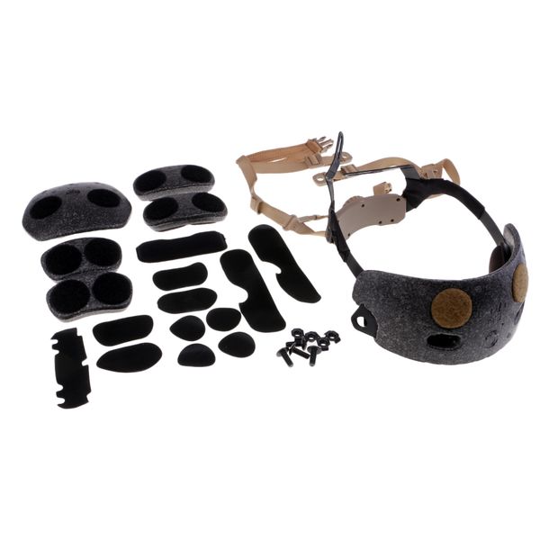 helmet dial liner kit drop-in replacement headband & pad for fast helmet, Black;white
helmet dial liner kit drop-in replacement headband & pad for fast helmet, Black;white